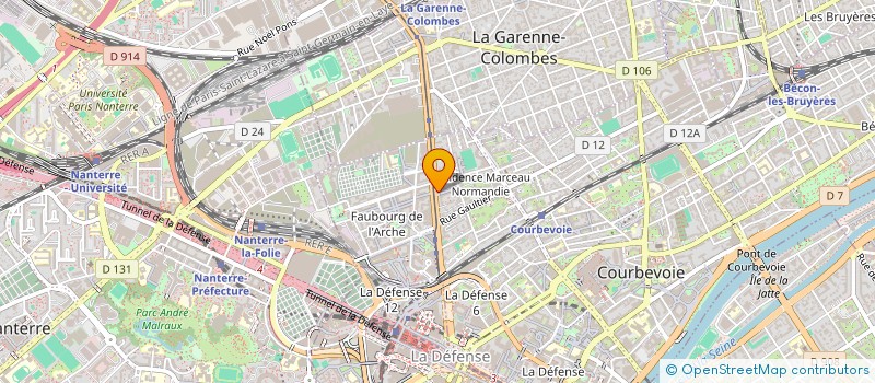 localisation de l'entreprise ADVANCED DATA PROTECTION CONSULTING à COURBEVOIE