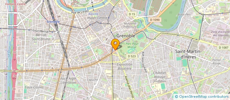 localisation de l'entreprise ADVANCED DESIGN AND MODELING OF OPTICS AND INSTRUMENTS FOR X-RAYS à GRENOBLE