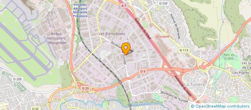 localisation de l'entreprise ADVANCED EXPORT ET IMPORT CONSULTING  VITROLLES
