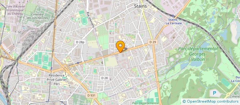 localisation de l'entreprise ADVANCED FRENCH MANAGEMENT GROUP  STAINS
