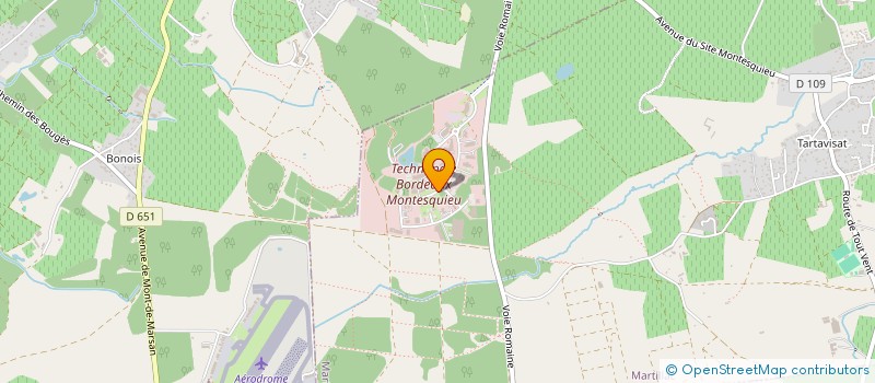 localisation de l'entreprise ADVANCED GREEN SERVICES à MARTILLAC