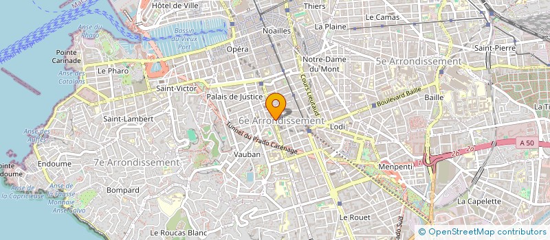 localisation de l'entreprise ADVANCED INFORMATIQUE à MARSEILLE