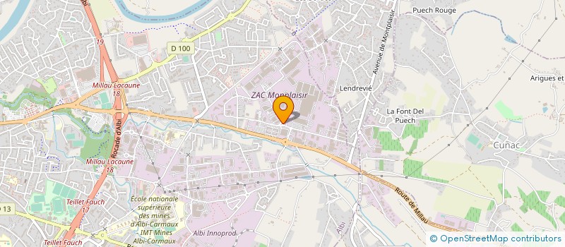 localisation de l'entreprise ADVANCED MASS MEMORIES à ALBI