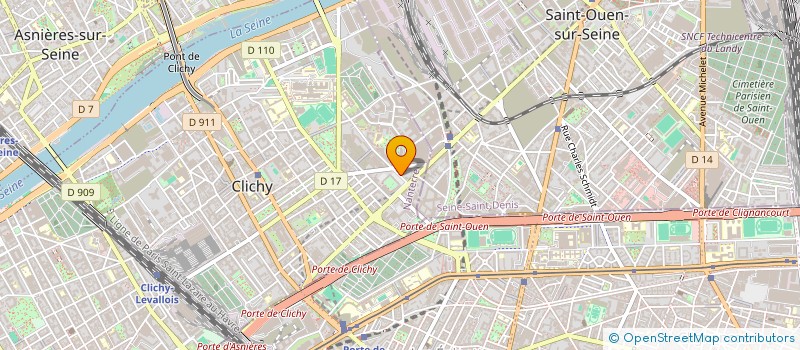 localisation de l'entreprise ADVANCED NETT à CLICHY