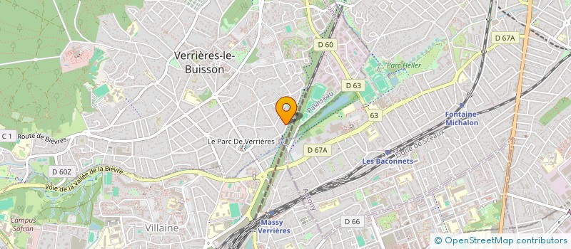 localisation de l'entreprise ADVANCED QUALITY GALLIER CONSULTING à VERRIERES-LE-BUISSON