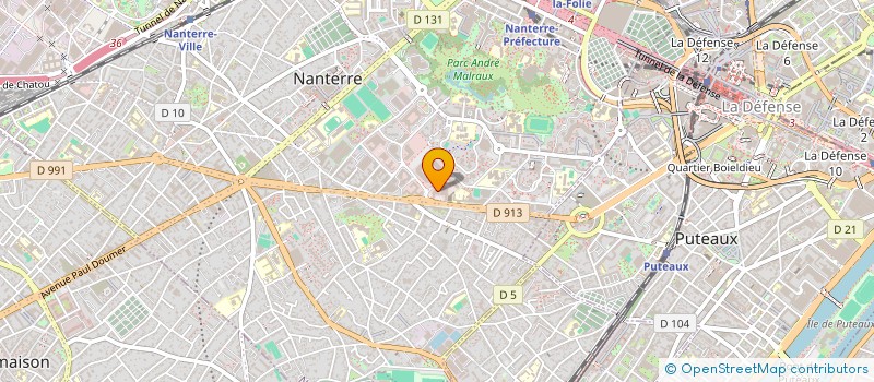 localisation de l'entreprise ADVANCED SOLUTION à NANTERRE