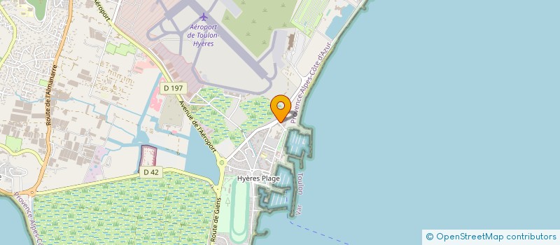 localisation de l'entreprise ADVANCED TRACKING à HYERES