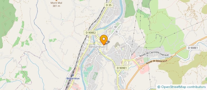 localisation de l'entreprise ADVANCED TRAINING IN NEW TECHNOLOGY  BEDARIEUX