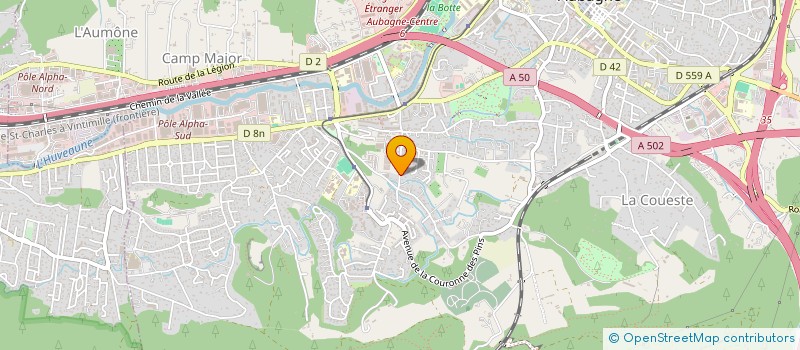 localisation de l'entreprise ADVANCEDEV à AUBAGNE