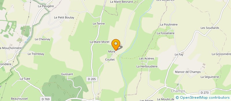 localisation de l'entreprise ADVANCEO à STE CERONNE LES MORTAGNE