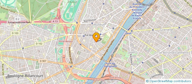 localisation de l'entreprise ADVANCIA à PARIS