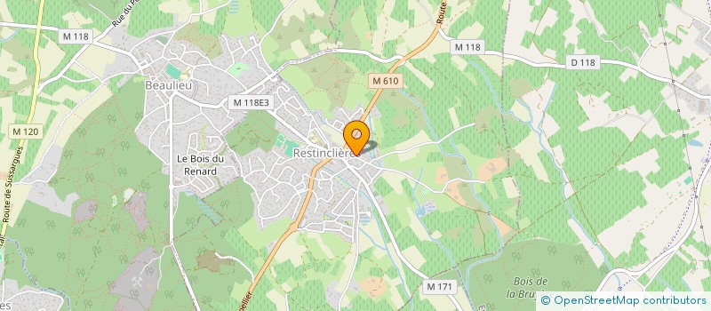 localisation de l'entreprise ADVANSYS  RESTINCLIERES