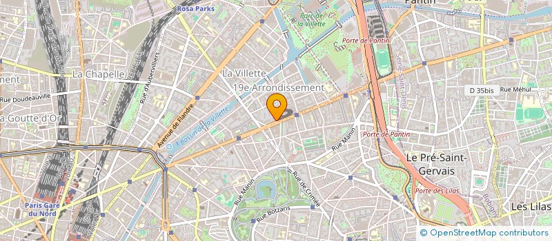 localisation de l'entreprise ADVANTAGE à PARIS