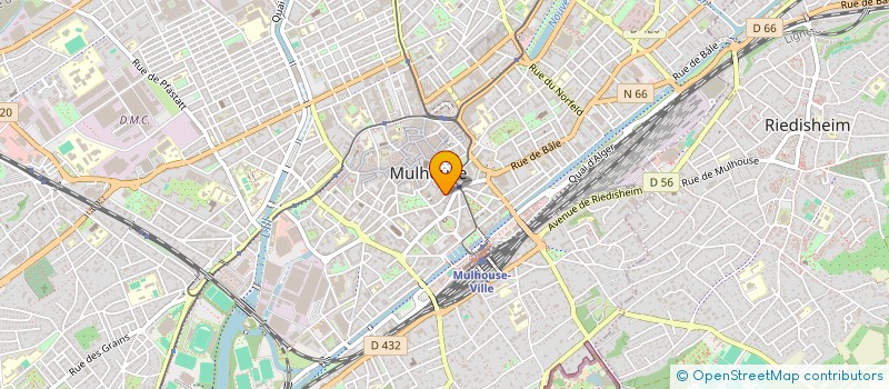 localisation de l'entreprise ADVANTAGE à MULHOUSE