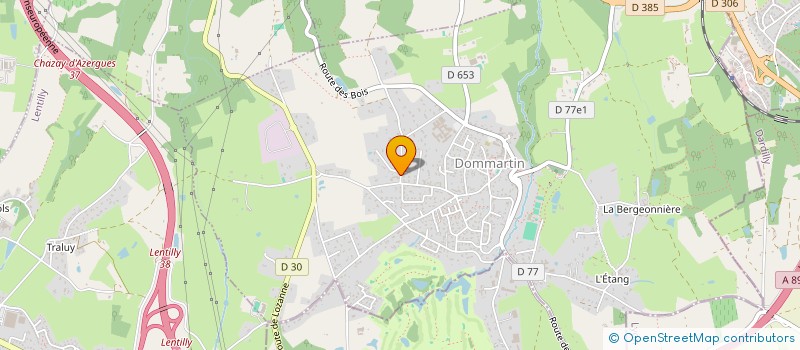 localisation de l'entreprise ADVANTAGE CONSULTING  DOMMARTIN