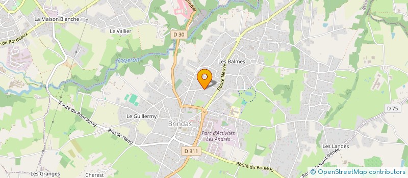 localisation de l'entreprise ADVANTAGE SERVICES  BRINDAS