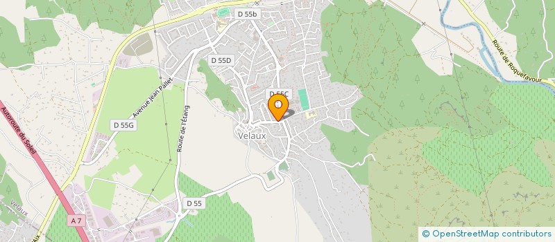 localisation de l'entreprise ADVANTEAM à VELAUX