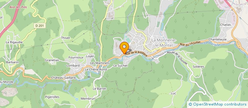 localisation de l'entreprise ADVANTEC à LA MONNERIE-LE-MONTEL