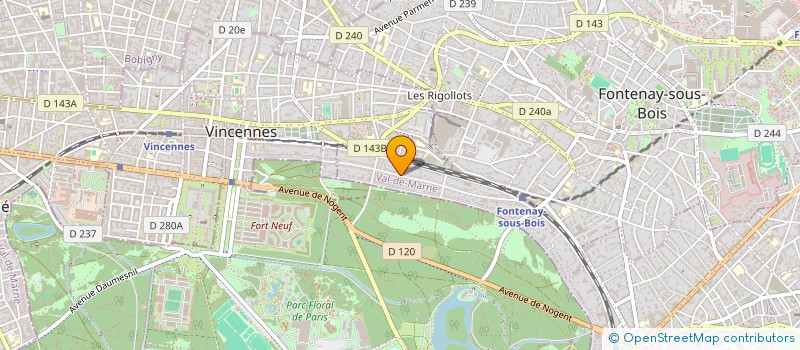 localisation de l'entreprise ADVANTING à FONTENAY-SOUS-BOIS