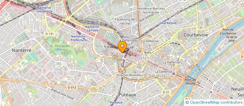localisation de l'entreprise ADVANTIS CONSULTING à PUTEAUX