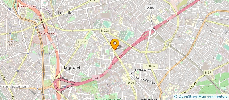 localisation de l'entreprise ADVANTIS FORMATION à BAGNOLET