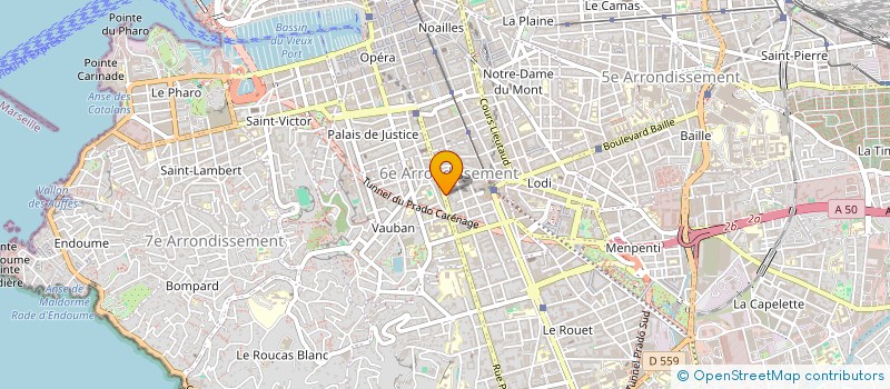 localisation de l'entreprise ADVC ASS DEP VEUV CIV CHEF FAM à MARSEILLE