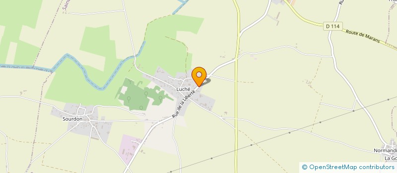 localisation de l'entreprise ADVD  BENON