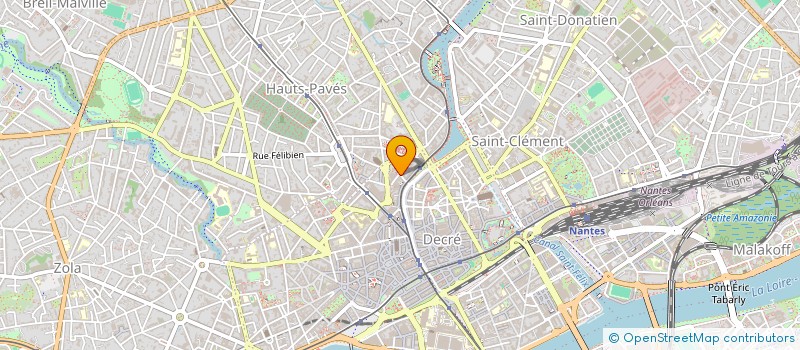 localisation de l'entreprise ADVELIA à NANTES