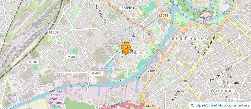 localisation de l'entreprise ADVEN'IT à LILLE