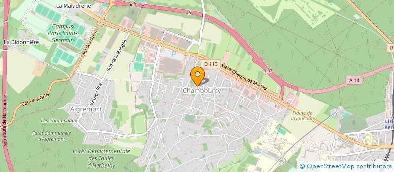 localisation de l'entreprise ADVENCE IMMO  CHAMBOURCY