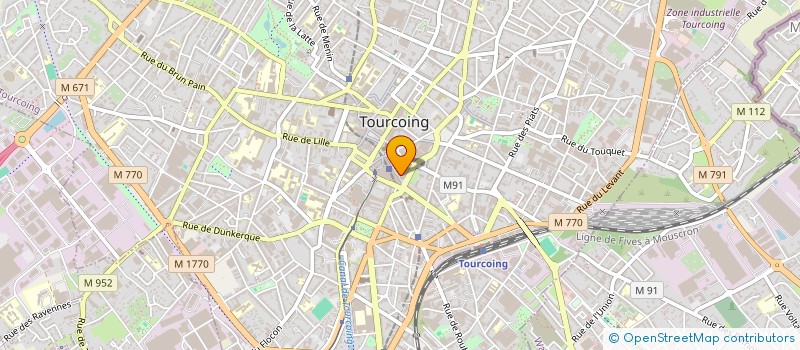 localisation de l'entreprise ADVENCED COMPUTING SERVICES  TOURCOING