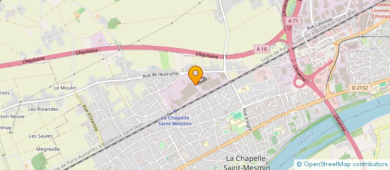 localisation de l'entreprise ADVENCIA à LA CHAPELLE-SAINT-MESMIN