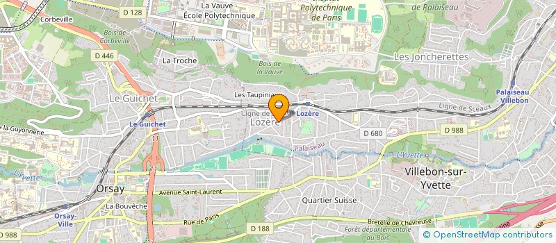 localisation de l'entreprise ADVENI CONSEIL à PALAISEAU
