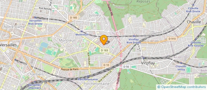 localisation de l'entreprise ADVENIAT à VERSAILLES