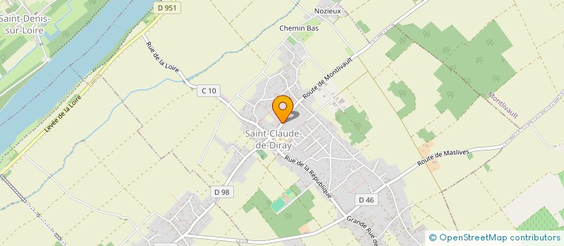 localisation de l'entreprise ADVENIR ENSEMBLE  SAINT-CLAUDE-DE-DIRAY