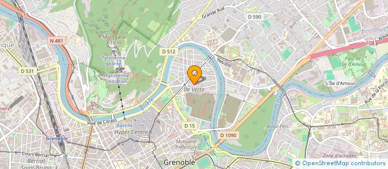 localisation de l'entreprise ADVENTICY à GRENOBLE