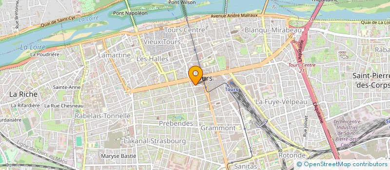 localisation de l'entreprise ADVENTIS  TOURS