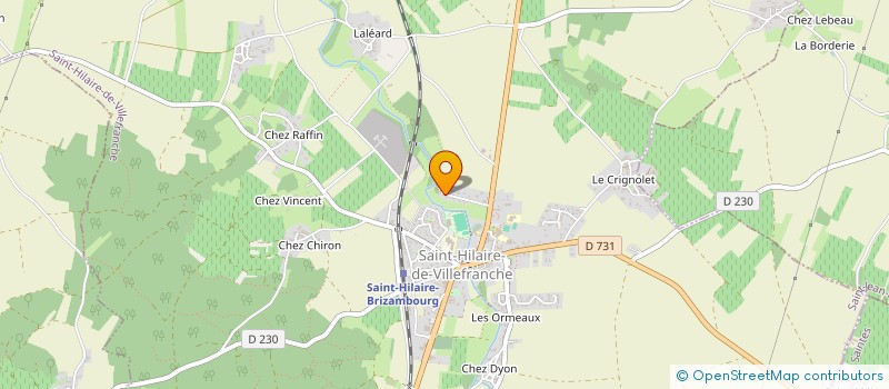 localisation de l'entreprise ADVENTOM  SAINT-HILAIRE-DE-VILLEFRANCHE