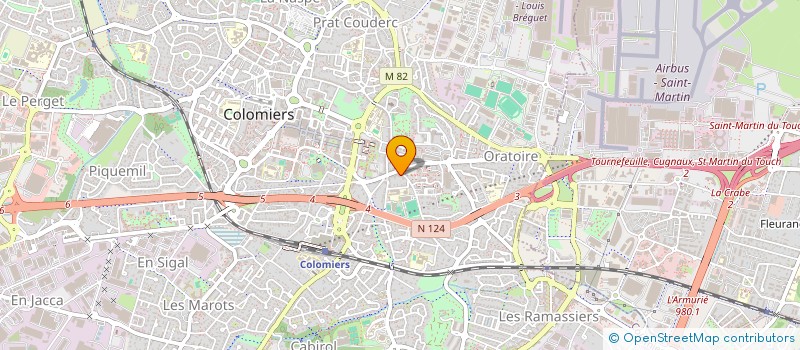 localisation de l'entreprise ADVENTUM à COLOMIERS