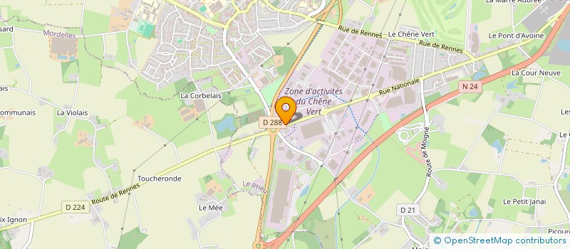 localisation de l'entreprise ADVENTUR NEVEZ à LE RHEU