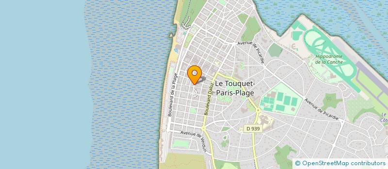 localisation de l'entreprise ADVENTURINE SARL à LE TOUQUET PARIS PLAGE