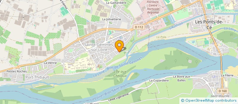 localisation de l'entreprise ADVENTURIUM  SAINTE-GEMMES-SUR-LOIRE