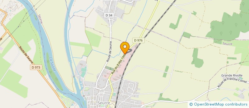 localisation de l'entreprise ADVENTYS à SEURRE
