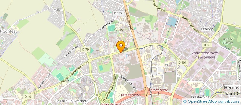localisation de l'entreprise ADVER'TC à CAEN