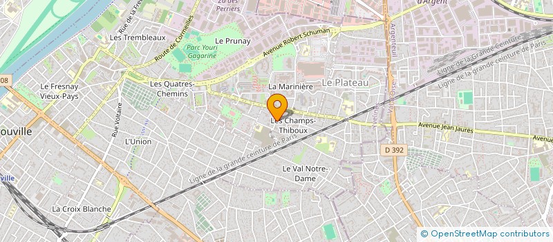 localisation de l'entreprise ADVERTIZING AGENCY  SARTROUVILLE