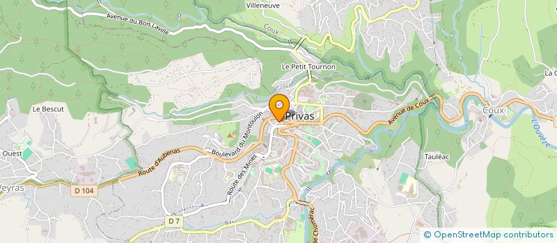 localisation de l'entreprise ADVI PAROISSE SAINTE MERE TERESA  PRIVAS