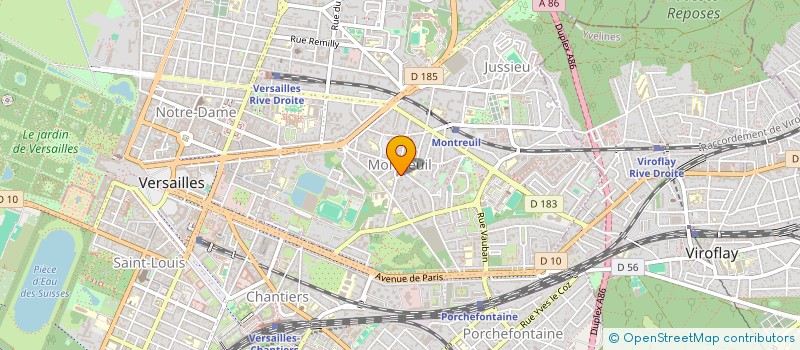 localisation de l'entreprise ADVICE AND SOLUTIONS KAPITAL à VERSAILLES