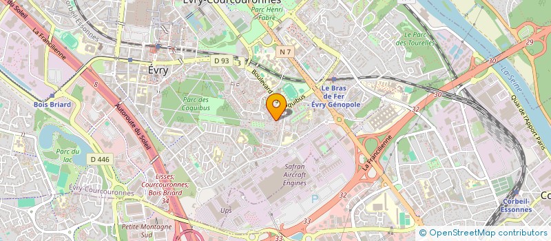 localisation de l'entreprise ADVICE CONSULTANTS à EVRY-COURCOURONNES