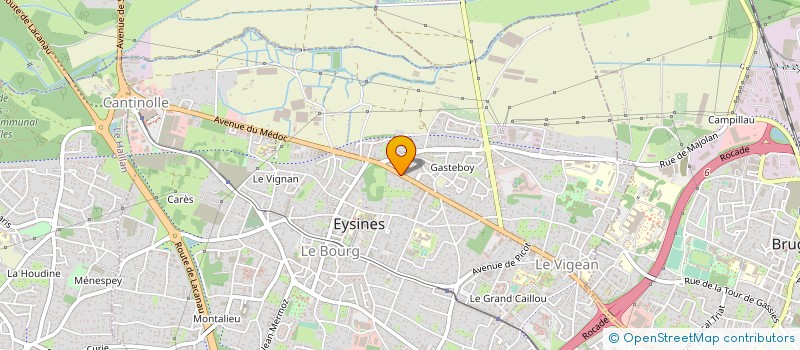 localisation de l'entreprise ADVICE INGENIERIE à EYSINES