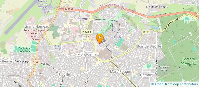 localisation de l'entreprise ADVICES SECURITE ET GARDIENNAGE  LE HAVRE